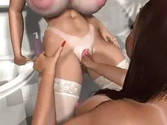自慰行為をしながら鏡の中で自分自身を賞賛 ...
